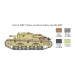 Italeri 1/56 Italian Tanks &amp; Semoventi tank makett