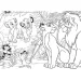 Oroszlánkirály 2 az 1-ben maxi 4x48db-os puzzle és színező 35x25cm - Lisciani