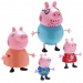 Peppa család 4db-os figura szett