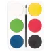 PlayBox: Vízfesték paletta 6db 55mm-es koronggal alap színek