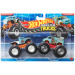 Hot Wheels Monster Trucks: Poo Poo Platter vs Fruit Smasher kisautó 2db-os csomag 1/64 - Mattel