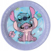 Disney Stitch és Angel papírtányér 8db-os szett 20cm