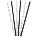 Fekete-fehér 50db-os papír szívószál szett