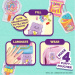 Puffy Pouches: Pufi charm design szett - édességek