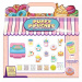 Puffy Pouches: Pufi charm design szett - kávézó