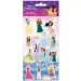 Csodálatos Disney Hercegnők 3D pufi matrica szett 10x22cm-es íven