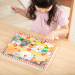 Melissa&amp;Doug Push to Pop Puzzle – Boldog tyúkok fa fejlesztő puzzle - Spin Master