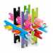 Quercetti: Színes építőjáték 12db-os