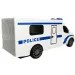 RC Távirányítós rendőr kisbusz fény és hang effektekkel 1:18-as méretarány 20cm