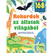 Rekordok az állatok világából ismeretterjesztő könyv matricákkal