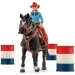 Schleich: Farm World - Hordóverseny cowgirllel játékszett (42576)