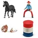 Schleich: Farm World - Hordóverseny cowgirllel játékszett (42576)