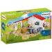 Schleich: Farm World - Állatorvosi rendelő csikóval és háziállatokkal szett (42502)