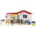 Schleich: Farm World - Állatorvosi rendelő csikóval és háziállatokkal szett (42502)