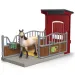 Schleich: Farm World - Istálló box Mustang ló figurával játékszett (42724)