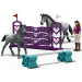 Schleich Horse Club: Lisa versenyedzése játékszett (42776)