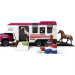 Schleich: Lószállító terepjáróval és lovakkal (42705)
