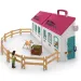 Schleich: Horse Club - Szétnyitható istálló lovakkal játékszett (42703)