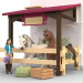 Schleich: Horse Club Tóparti villa és lovarda (42785)