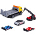 Formula Racer versenyautó szett szállító autóval kétféle változatban 1 db – Dickie Toys