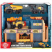 Micro építőipari állomás 3db munkagéppel - Dickie Toys