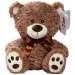 Nicotoy: Ülő plüss mackó többféle színváltozatban 25cm 1db – Simba Toys