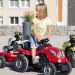 Smoby: Farmer XL traktor utánfutóval piros színben