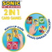 Sonic kártyajáték hátizsákban - Lisciani