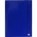 Spirit: Kék karton gumis mappa A4 900g-os