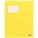 Spirit: Lefűző mappa kártyatartóval sárga színben A4