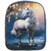 Spirit: White horse lovas 3D mintás lekerekített ovis hátizsák 30x25x12cm