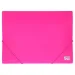 Spirit: Neon pink műanyag gumis mappa A4-es