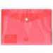 Spirit: Piros színű átlátszó irattartó mappa A/5-ös méretben