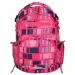 Spirit: Stinger rózsaszín kocka mintás prémium ergonomikus iskolatáska hátizsák