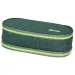Spirit: Sötét és világoszöld színű ovális emeletes tolltartó 23x10cm