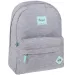 Starpak ezüstszürke kétrekeszes iskolatáska, hátizsák