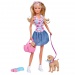 Steffi Love: Kutyasétáltatós baba - Simba Toys