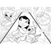 Stitch 2 az 1-ben 150db-os maxi puzzle és színező 70x50cm - Lisciani
