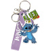 Luna: Disney Stitch kulcstartó karabinerrel és figurás díszítéssel