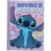 Luna: Stitch Having a Blast feliratú gumis mappa 25x35cm