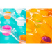 Bestway: Színes poharas gumimatrac többféle színben 1db 173x64x16cm
