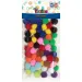 Színes pompon szett 15mm 60db