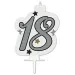Szülinapi számgyertya - 18-as szám