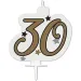 Szülinapi számgyertya - 30-as szám