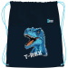 St.Right Kék T-Rex tornazsák, sportzsák 34x43cm