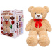 Teddy Greetings: Honey Hugs plüss maci fehér ajándékdobozban 120cm