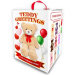 Teddy Greetings: Snow Wishes plüss maci fehér ajándékdobozban 120cm