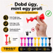 Tossit Family Pack – Pink, Lila, Kék, Sárga tapadókorongos darts társasjáték
