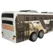 RC Távirányítós Jurassic City Busz fénnyel 27MHz 1/32-es méretarány 25cm