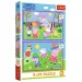 Peppa a játszótéren 2x24db-os puzzle - Trefl